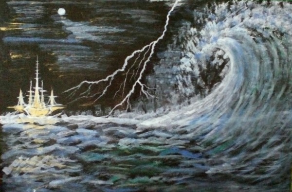 thunder waves by Raja Hussain